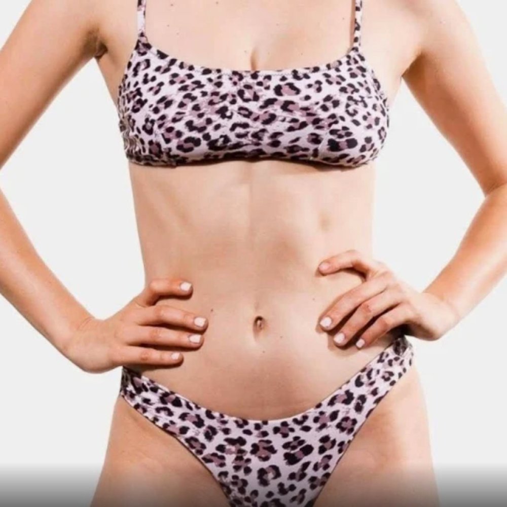 Cheeta Print Blackbough Bikini